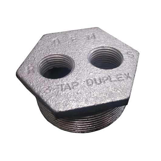 2 Inch Bushing Block 2 inch x 1/2 inch Duplex Bush inchg
